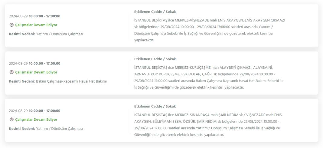 Gece yarısından itibaren başlıyor! İstanbul'un 20 ilçesinde 8 saati bulacak elektrik kesintisi 24